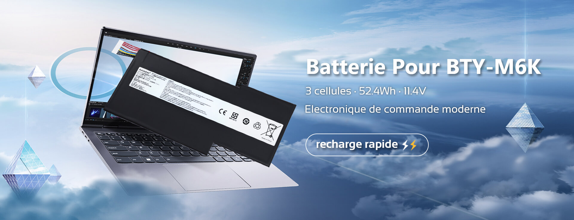 Batterie Pour BTY-M6K